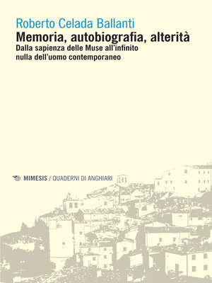 cover image of Memoria, autobiografia, alterità